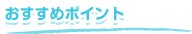 おすすめポイント
